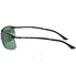 Ray Ban Ray-Ban Rectangle Semi-Rimless Sunglasses RB3183 006/71 63-15