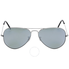 Ray Ban Aviator Silver Mirror Sunglasses RB3025 W3277 58-14 RB3025 W3277 58-14
