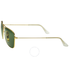 Ray Ban Ray-Ban Caravan Arista Frame Green Lens Sunglasses RB3136 001 58-15 RB3136 001 58-15