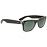 Ray Ban New Wayfarer Green Classic G-15 Sunglasses RB2132 6052 55