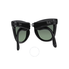 Ray Ban Rayban Folding Wayfarer Black Plastic 50mm Men's Sunglasses RB4105 601/58 50-22