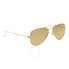 Ray Ban Aviator Gradient Brown Silver Mirror Sunglasses RB3025-0013K-58 RB3025 001/3K 58