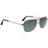 Ray Ban Ray-Ban Caravan Green Classic G-15 Gunmetal Sunglasses RB3136 004 55