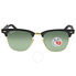 Ray Ban Clubmaster Polarized Green Classic Sunglasses RB3507 136/N5 51-21 RB3507 136/N5 51-21