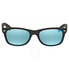 Ray Ban New Wayfarer Flash Blue Flash Sunglasses RB2132 622/17 52-18