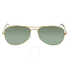 Ray Ban Ray-Ban Pilot Gold-Tone Metal Frame Sunglasses RB3362 001 59-14 RB3362 001 59-14