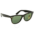 Ray Ban Wayfarer Dark Green G-15 Sunglasses RB2140 902 54-15