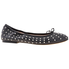 Sam Edelman Ladies Black Flat Ballerina Studded FANLEY SHEEP OPERA LTH BLACK