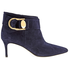 Stella Luna Ladies Dragonflies - Fly Navy 65 Bootie Sue Lrg Buckle SL318046 89 KID SUEDE