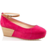 Tod's Womens Suede Wedge in Carmine/Medium Cognac XXW0RC0G8401GG192K