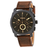 Fossil Machine Chronograph Dark Brown Dial Men's Watch Set FS5251SET