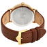 Bulova Men's Brown Leather Watch 97B151