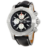 Breitling Super Avenger II Black Dial Black Leather Men's Watch A1337111/BC29BKLT A1337111-BC29-441X-A20BA.1