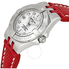 Breitling Galactic 30 White Diamond Dial Red Strap Ladies Watch A71340L2-A713