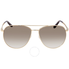 Ferragamo Grey Gradient Aviator Sunglasses SF157S 717 60 SF157S 717 60