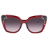 Ferragamo Grey Gradient Square Sunglasses SF889S 613 52