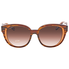 Ferragamo Brown Oval Ladies Sunglasses SF895SA29656