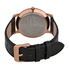 Brooklyn Watch Co. Myrtle Silver Dial Black Leather Swiss Quartz Men's Watch MY-RG-SV-BK