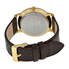 Brooklyn Watch Co. Myrtle Silver Dial Brown Leather Swiss Quartz Men's Watch MY-YG-SV-BR