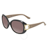 Ferragamo Ferragamo Brown Gradient Oval Sunglasses SF668 001 57 SF668 001 57