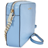 Michael Kors Jet Set Large Saffiano Leather Crossbody- Powder Blue 32T8TF5C4L-424