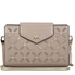 Michael Kors Medium Floral Leather Crossbody Clutch- Truffle 32H8TF5C8U-208