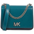 Michael Kors Mott Leather Crossbody- Teal 30F8SOXL7T-346