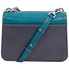 Michael Kors Mott Leather Crossbody- Teal 30F8SOXL7T-346