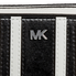 Michael Kors Small Tri-Color Leather Camera Bag- Optic White/Black 32H8SF5M0L-089