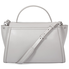Michael Kors Whitney Large Leather Satchel - Pearl Grey 30T8SXIS3L-081