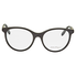 Ferragamo Black Gold Cateye Ladies Eyeglasses SF2805R152