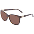 Ferragamo Brown Geometric Ladies Sunglasses SF751SK21460