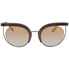 Ferragamo Brown Gradient Cat Eye Ladies Sunglasses SF909S 001 51
