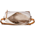 Michael Kors Crosby Large Signature Logo Print Shoulder Bag - Vanilla / Acorn 30H8GCBL3B-149