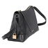 Michael Kors Crosby Medium Pebbled Leather Messenger Bag- Black 30H8GCBM2L-001