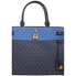 Michael Kors Gramercy Colorblock Large Satchel- Blue/Multi 30S9GG7S3B-415