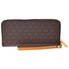 Michael Kors Jet Set Continental Wristlet - Brown 32S7GTTE9B-200
