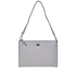 Michael Kors Medium Convertible Leather Pouch- Pearl Grey 32F8SF9U2L-081