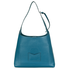 Michael Kors Pebbled Leather Shoulder Bag- Teal 30F8SX5H2L-402