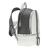 Michael Kors Rhea Medium Pebbled Leather Backpack - Optic White / Black 30H8SEZB6T-089