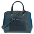 Michael Kors Benning Signature Logo Print Tote Bag - Blue 30F8SN4S3B-489