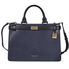 Michael Kors Tatiana Medium Leather Satchel- Navy/ Black 30F8GT0S2T-429