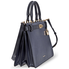 Michael Kors Tatiana Medium Leather Satchel- Navy/ Black 30F8GT0S2T-429