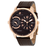 Brooklyn Watch Co. Brooklyn Willoughby Dual Time Swiss Quartz Brown Dial Men's Watch 102-M3931