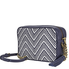 Michael Kors Ginny Medium Woven Leather Crossbody- ADMIRAL/OPWT 32H8BF5M2U-423