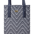 Michael Kors Junie Chevron Medium Tote-Admiral/ Optic White 30H8BX5T2U-423