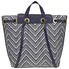 Michael Kors Junie Medium Woven Leather Backpack - ADMIRAL/OPWT 30H8BX5B2U-423