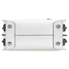 Michael Kors Mercer Pebbled Leather Messenger Bag - White / Black 30H8SM9M3T-089