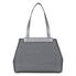 Michael Kors Meredith Medium Logo and Leather Tote- Black Combo 30F8SKWT8B-987