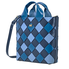 Michael Kors Mott Woven Leather Market Tote- Admiral Multi 30H8BOXT6T-443